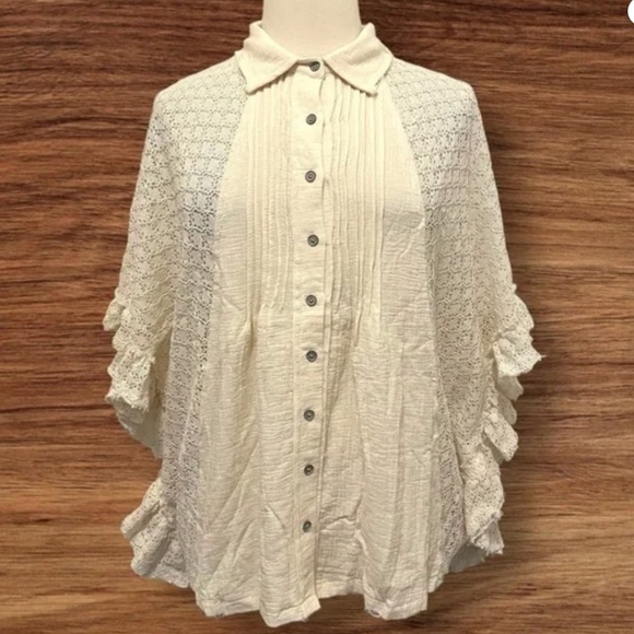 POL Common Ground Button Up sz L - Picture 1 of 12